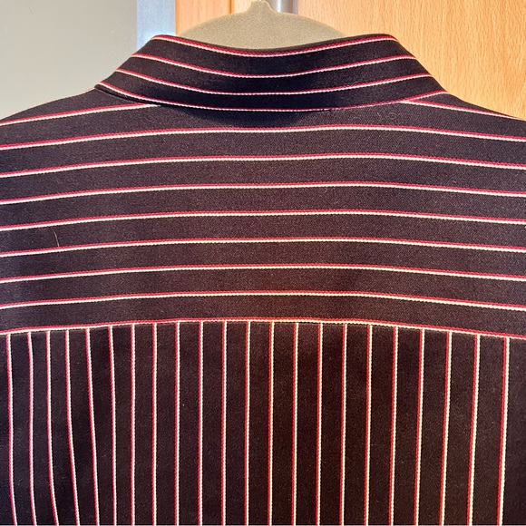 ✨HOST PICK✨ Banana Republic Navy Pinstriped Tailored Jacket EUC - Picture 6 of 7